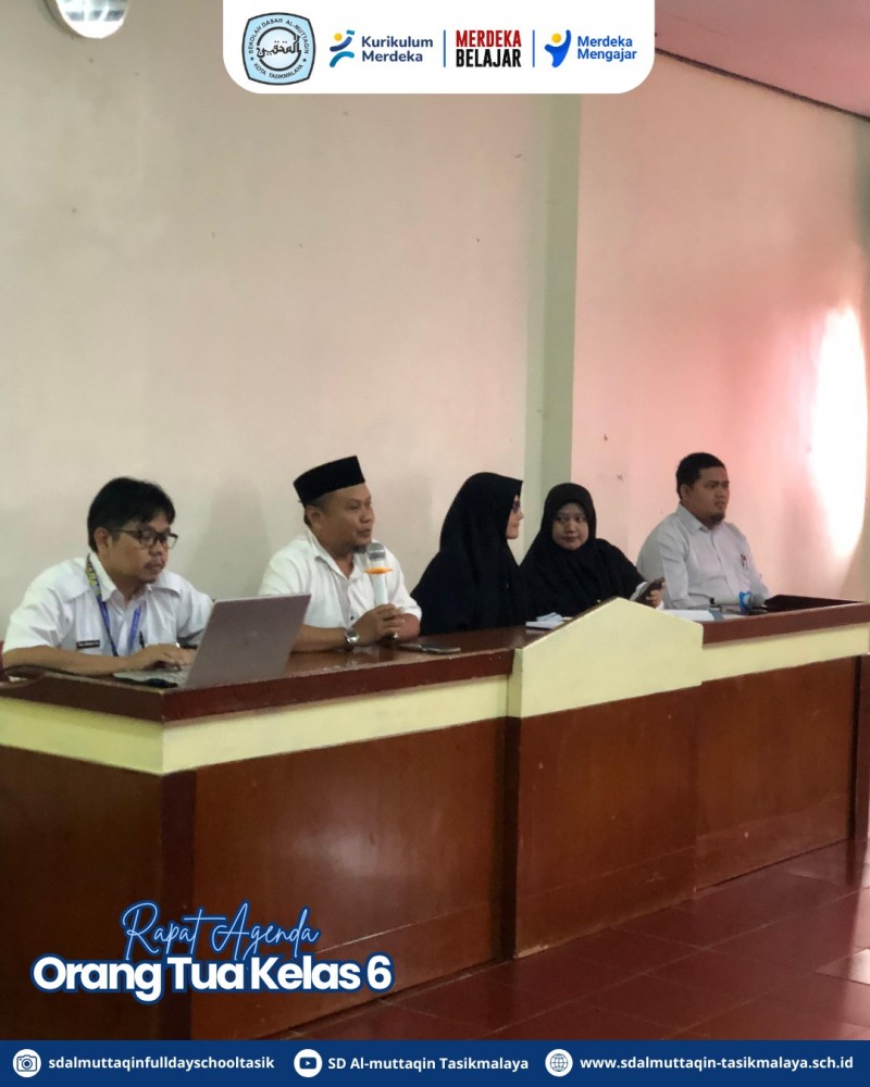 Rapat Agenda Orang Tua Kelas 6