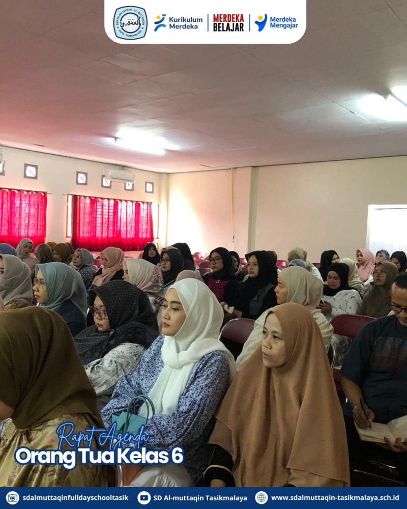Rapat Agenda Orang Tua Kelas 6