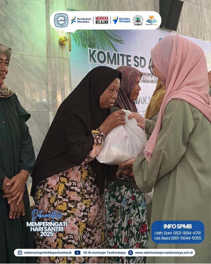 SD Al-Muttaqin Peringati Hari Santri Nasional 2025