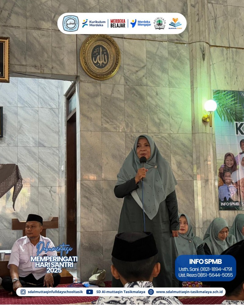 SD Al-Muttaqin Peringati Hari Santri Nasional 2025