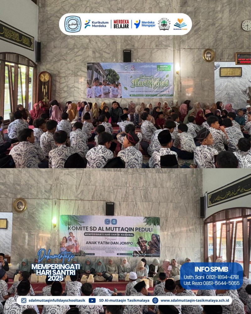 SD Al-Muttaqin Peringati Hari Santri Nasional 2025
