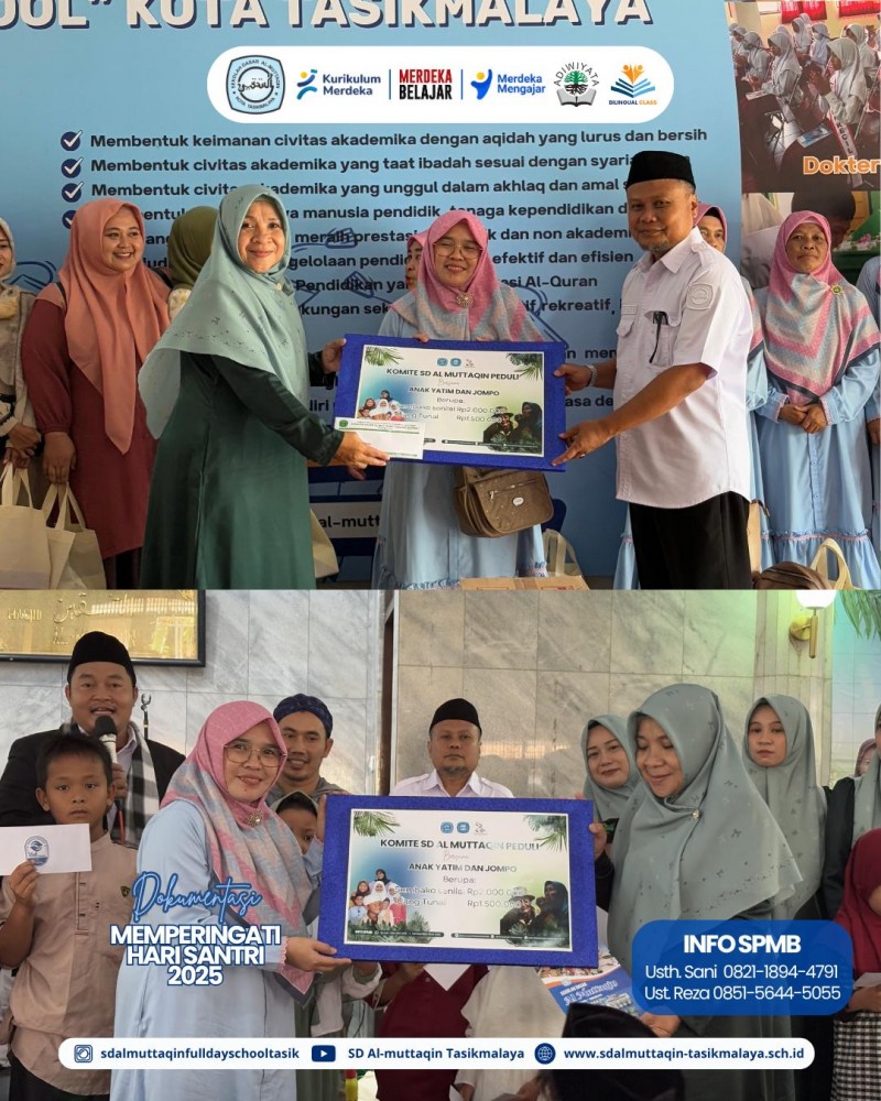 SD Al-Muttaqin Peringati Hari Santri Nasional 2025