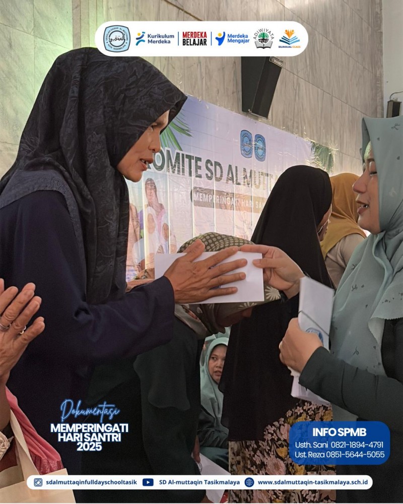 SD Al-Muttaqin Peringati Hari Santri Nasional 2025