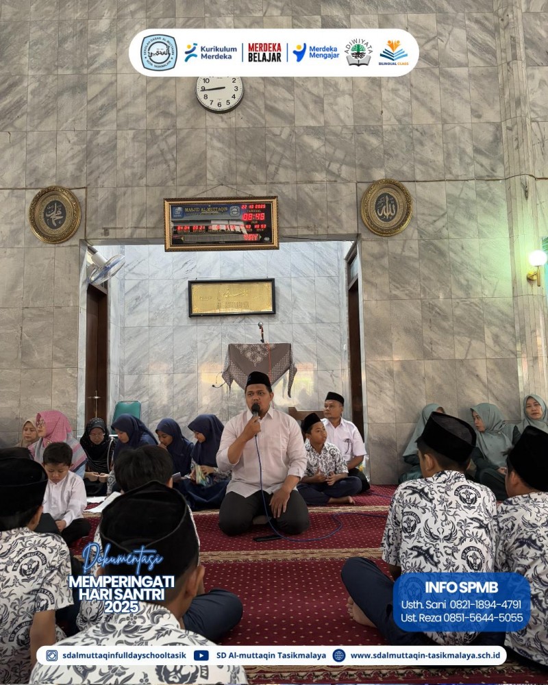SD Al-Muttaqin Peringati Hari Santri Nasional 2025
