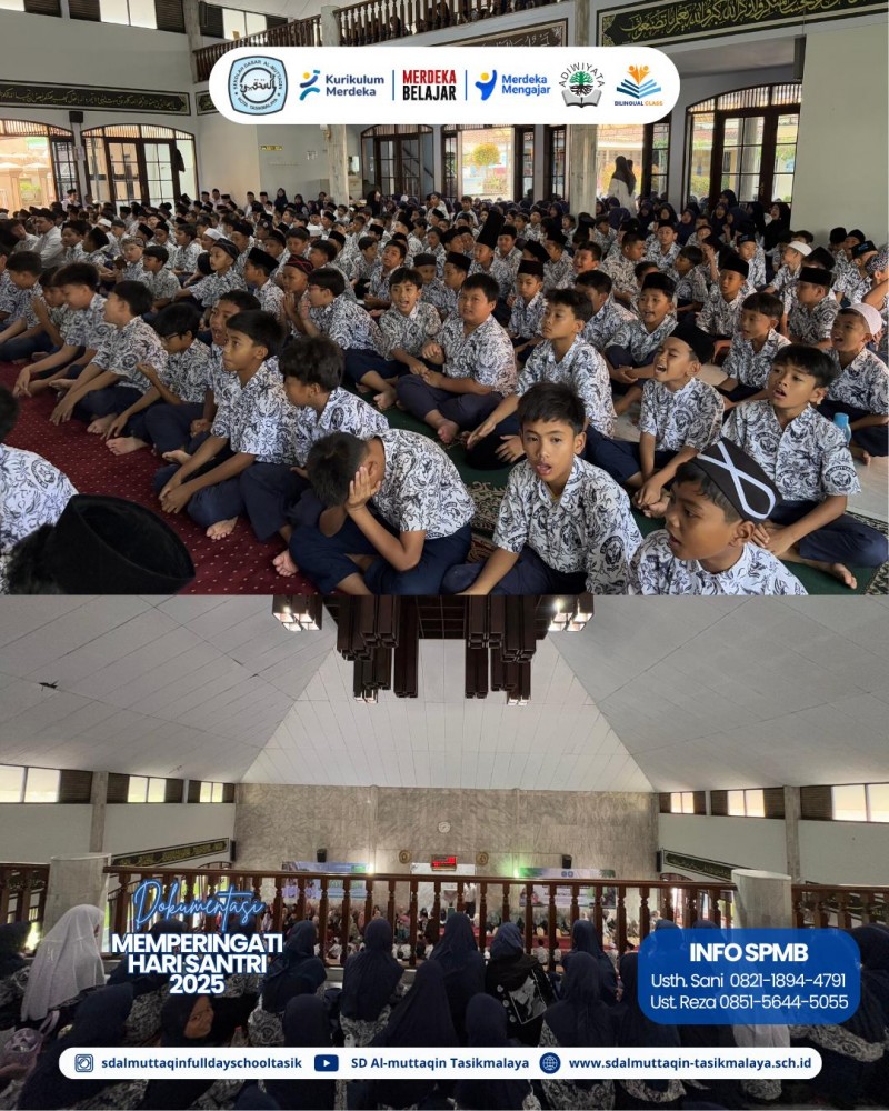 SD Al-Muttaqin Peringati Hari Santri Nasional 2025