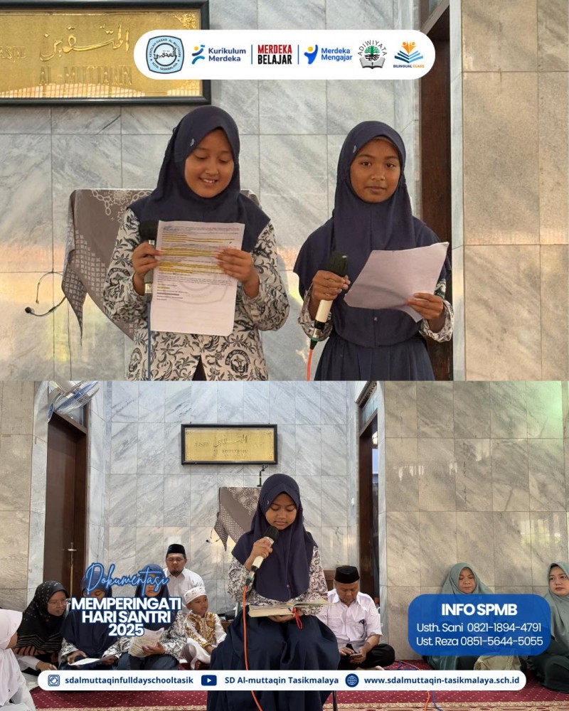 SD Al-Muttaqin Peringati Hari Santri Nasional 2025