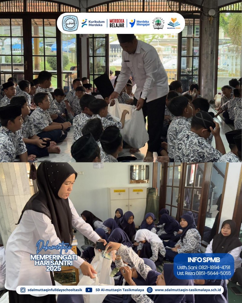 SD Al-Muttaqin Peringati Hari Santri Nasional 2025