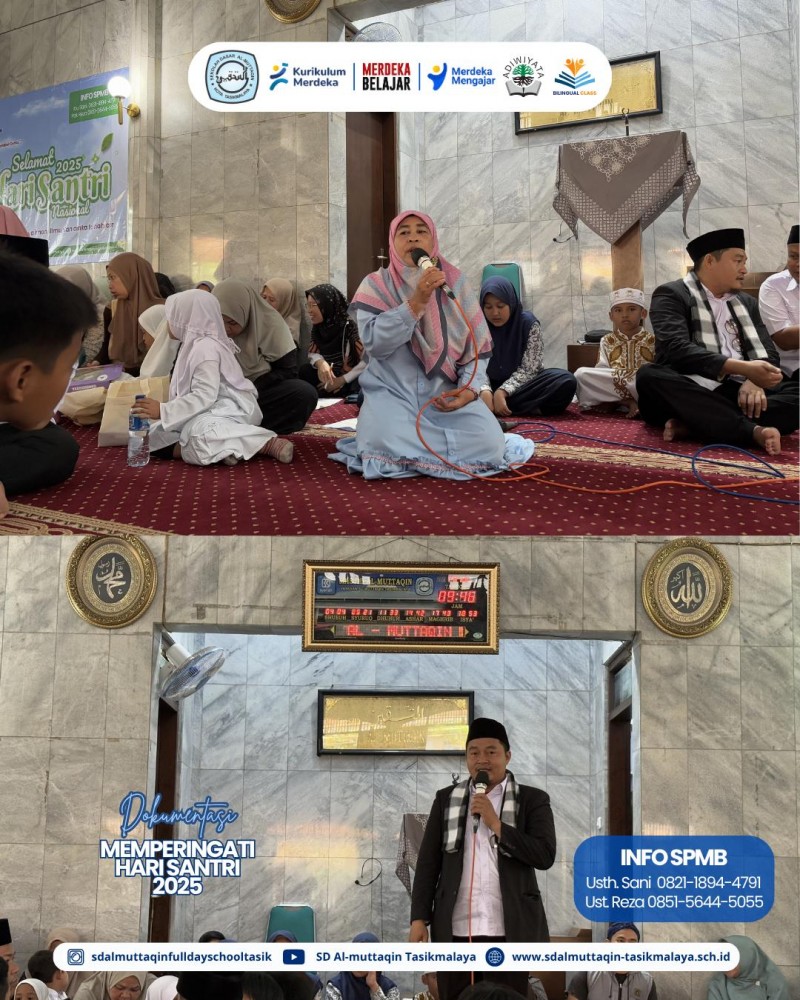SD Al-Muttaqin Peringati Hari Santri Nasional 2025