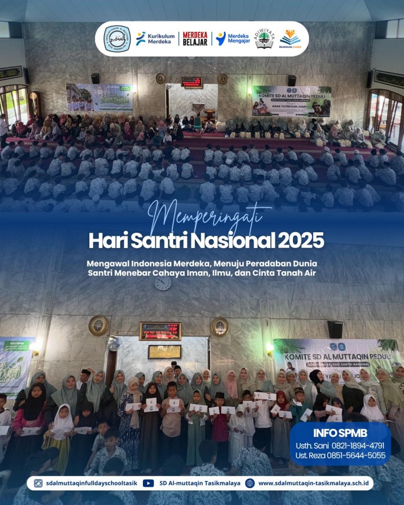 SD Al-Muttaqin Peringati Hari Santri Nasional 2025