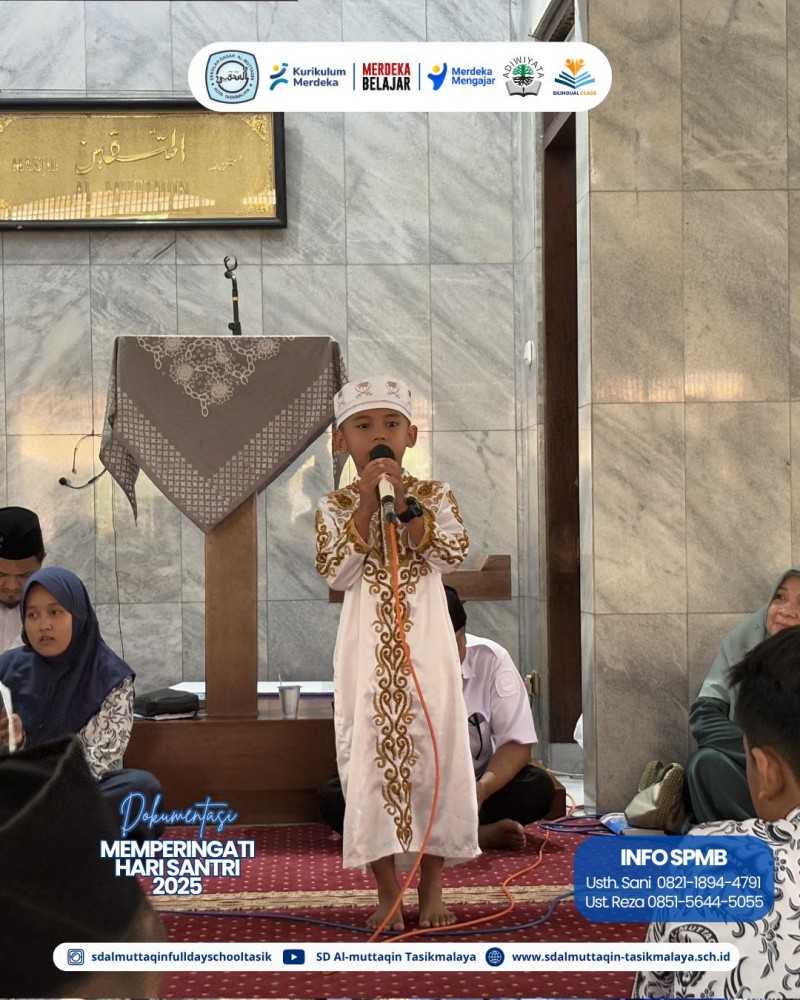 SD Al-Muttaqin Peringati Hari Santri Nasional 2025