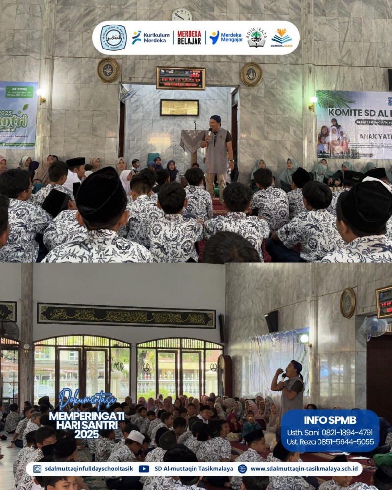 SD Al-Muttaqin Peringati Hari Santri Nasional 2025