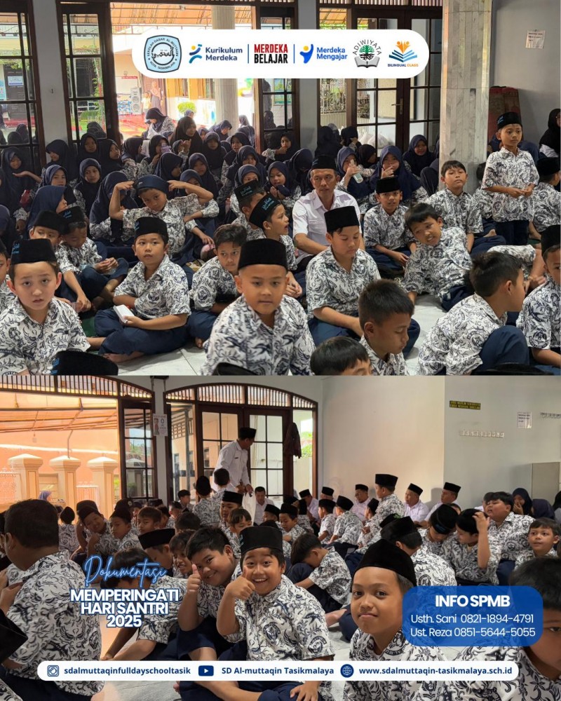 SD Al-Muttaqin Peringati Hari Santri Nasional 2025