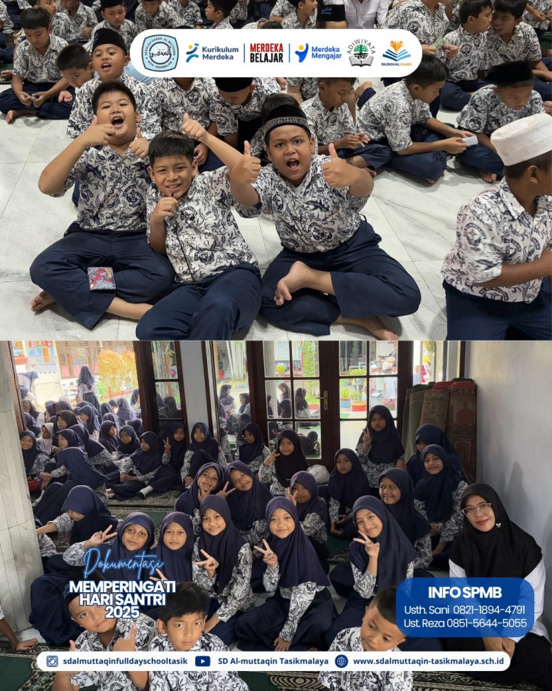 SD Al-Muttaqin Peringati Hari Santri Nasional 2025