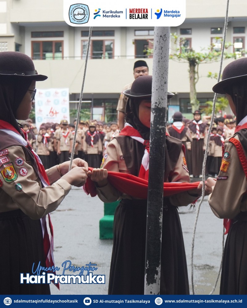 Upacara Memperingati Hari Pramuka 14 Agustus 2025