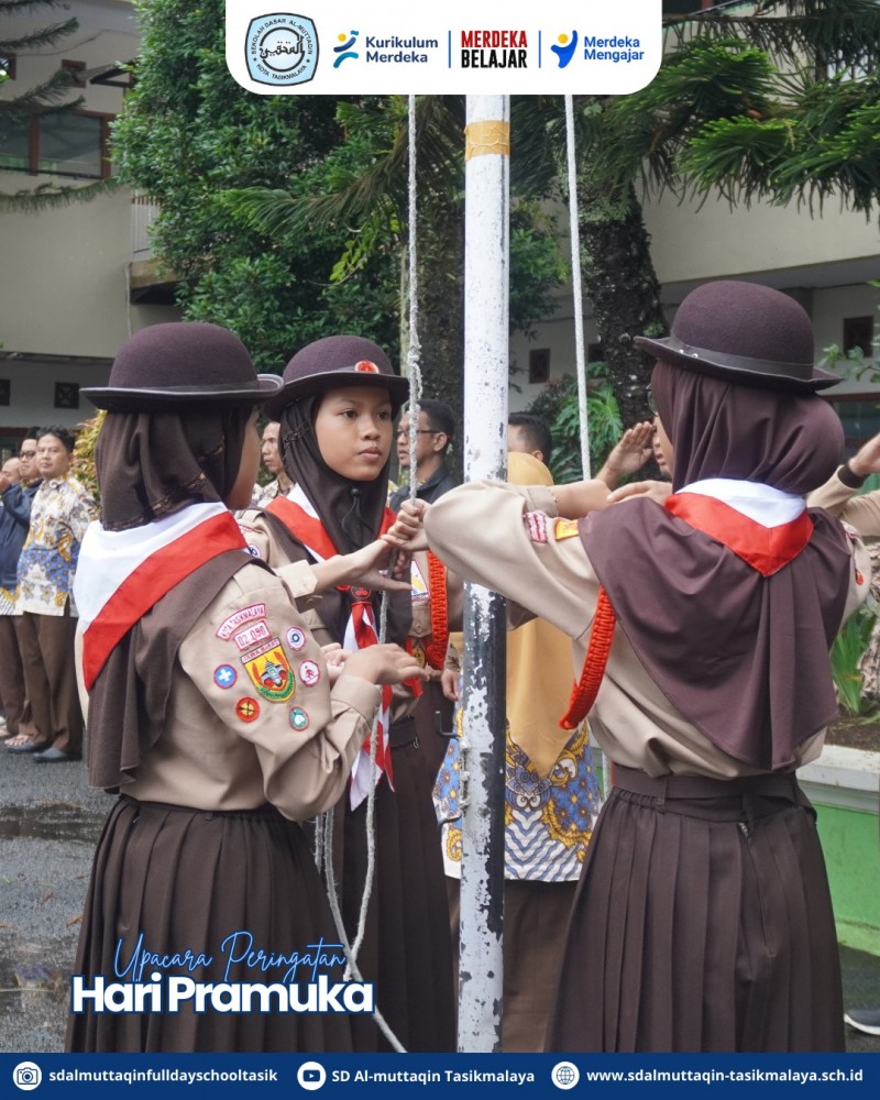 Upacara Memperingati Hari Pramuka 14 Agustus 2025